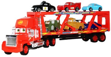DUŻA LAWETA TIR MANIEK CARS + 6 SAMOCHODÓW