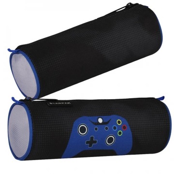 PIÓRNIK SZKOLNY TUBA SASZETKA GAMER PAD GRA PIKSELE DLA CHŁOPCA