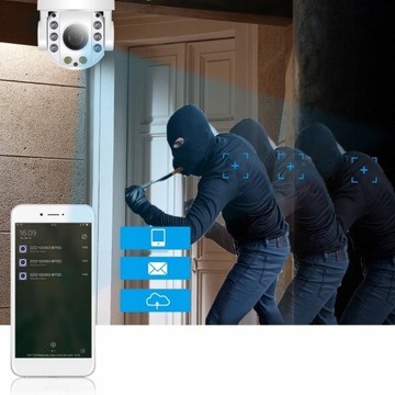 KAMERA OBROTOWA ZEWNĘTRZNA WIFI 30X ZOOM 8MPX 4K