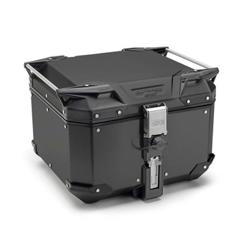 Kufer centralny aluminiowy GIVI Trekker EVO 42Litry - czarny (OBKE42B)