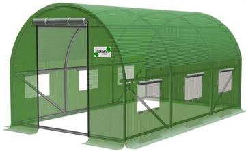 TUNEL foliowy ogrodowy na działkę 3x2x2m Foliak 6m2 SZKLARNIA mocny