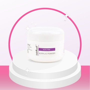 Puder Proszek Akryl Pink Transparentny jasno Różowy 15ml Isabellenails SEOL