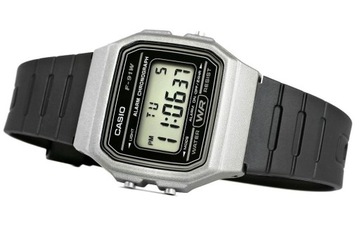 ZEGAREK CASIO MĘSKI RETRO LED ALARM STOPER BUDZIK DATA