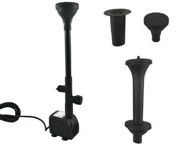 Фонтанный насос для пруда Cascade FOUNTAIN HSB-950B 2000 л/ч 35 Вт + НАСАДКИ