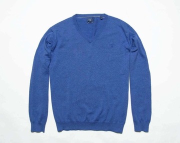 GANT _ elegancki sweter _ v-neck _ oryginalny _ XXL