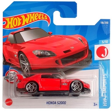 HOT WHEELS MODEL HONDA S2000 HW J-IMPORTS 3/10 HCX25