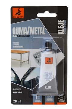 Klej do GUMY i METALU kontaktowy DRAGON 20 ml
