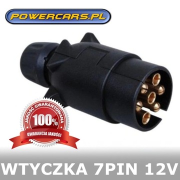 Wtyczka 7PIN 12V do przyczepki lawety świateł led