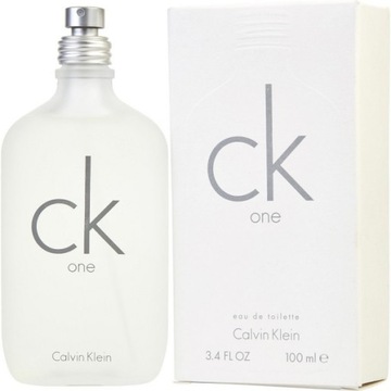 CALVIN KLEIN CK ONE 100ML WODA TOALETOWA DLA KOBIET I MĘŻCZYZN UNISEX