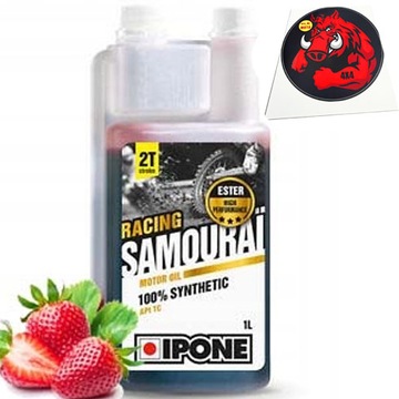 IPONE SAMOURAI do mieszanki 2T TRUSKAWKA! 1 L