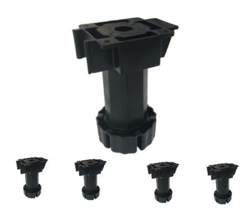 4 x NÓŻKA STOPKA KUCHENNA H100-150 WURTH 250kg