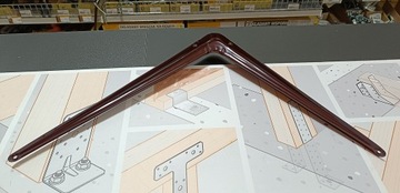 UCHWYT WSPORNIK KĄTOWNIK PODPÓRKA PÓŁKĘ DO PÓŁKI BRĄZOWY METALOWY 400x350MM