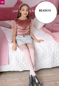 Rajstopy ABIGAIL Knittex 92-98 Bianco