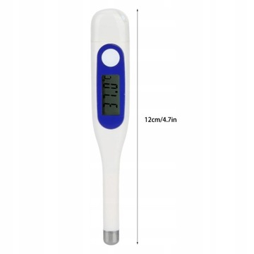 Weterynaryjny termometr elektroniczny LCD cyfrowy