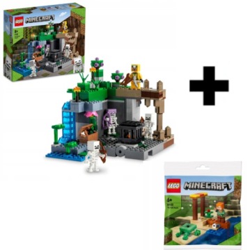 LEGO MINECRAFT LOCH SZKIELETÓW ZESTAW 21189 + LEGO 30432 ZESTAW PREZENTOWY