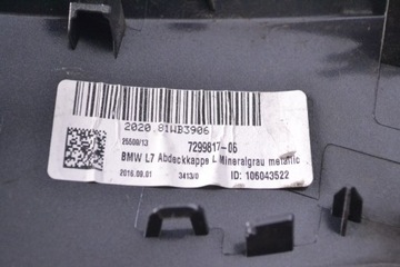BMW 3 F30 335D XDRIVE 2016 RHD PŘEDNÍ LEVÝ KRYT ZRCÁTKO