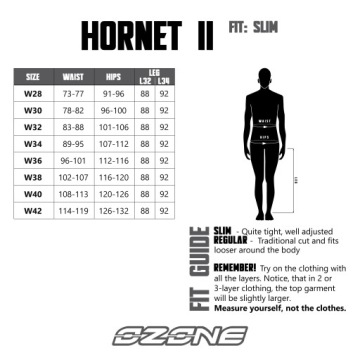 ДЖИНСЫ OZONE HORNET II ЧЕРНЫЕ W30L34