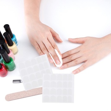 Лента для дизайна ногтей Двусторонняя для искусственных ногтей 50 шт.