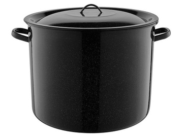 GARNEK EMALIOWANY GŁADKI Z/P EMALIA PLESZEW 32CM 20L 1501+39/32