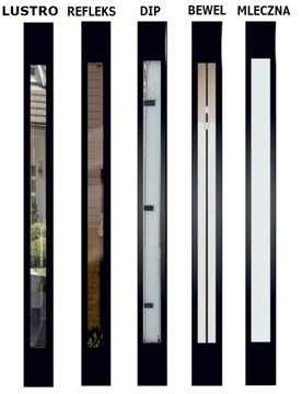 ВНЕШНИЕ ДВОЙНЫЕ ДВЕРИ INOX4ZD5 ЧЕРНЫЕ 131 СМ 55 ММ