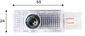 Volkswagen Touareg 7L Светодиодный проектор с логотипом на дверь, голограмма VW Tuareg 1