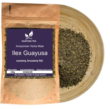 Ilex Guayusa 100g, Energia, Relax, Pobudzenie