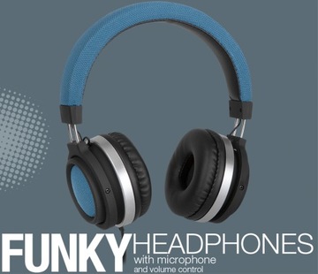 Наушники XX.Y FUNKY M2 SEA с регулировкой громкости микрофона