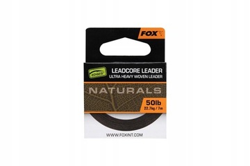 Przypon FOX Naturals leadcore - 50lb/7m
