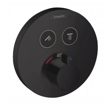 BATERIA WANNOWA PODTYNKOWA HANSGROHE SHOWERSELECT S CZARNA MAT