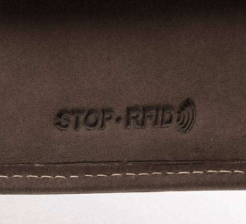 RFID STOP SYSTEM PETERSON PORTFEL SKÓRZANY MĘSKI !