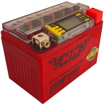 AKUMULATOR ŻEL AGM WYŚWIETLACZ 12V 4Ah SKUTER QUAD