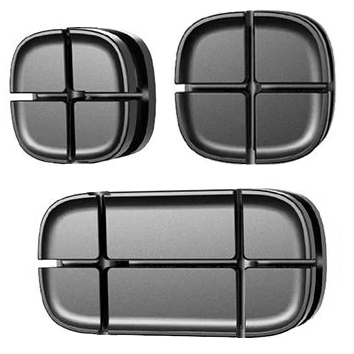 3szt ORGANIZER DO KABLI UCHWYT ZACZEP KLIPS TAŚMA