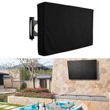 CZARNE ETUI POKROWIEC OSŁONA NA TELEWIZOR ANTYKURZOWY NA REMONT 30-32''CALE
