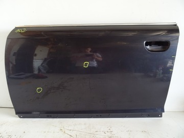 PRZEDNIE LEWE DRZWI AUDI A6 C6 KOLOR CZARNY