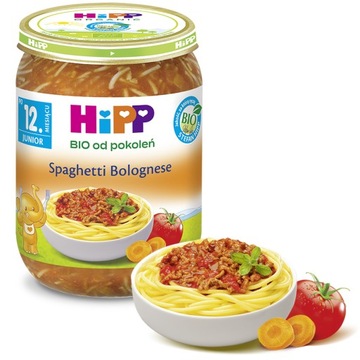 HiPP BIO Junior Spaghetti Bolognese, 250 g