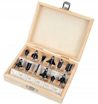 РЕЗКИ ПО ДЕРЕВО WIDI 6–32 ММ НАБОР ИЗ 12 ШТ.