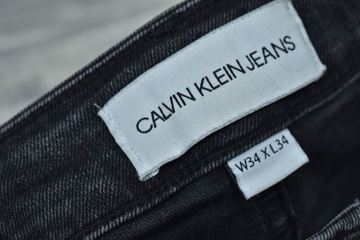 CALVIN KLEIN JEANS Męskie Spodnie Jeansowe Slim W34 L34