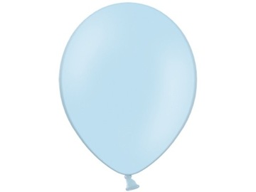 BALONY URODZINOWE 25cm Bebal Błękitne 25 sztuk