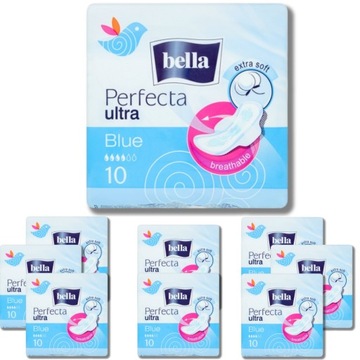 Podpaski BELLA PERFECTA ULTRA BLUE Ze Skrzydełkami (10 szt.) x 9