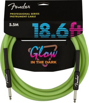 FENDER Kabel instr. 5,5m Glow In The Dark ŚWIECĄCY