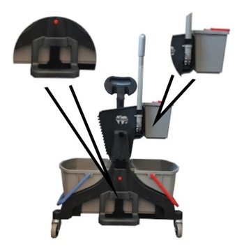 Numatic MMB1616K 16L Тележка для мытья полов