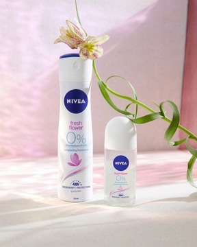 АЛЮМИНИЕВЫЙ АНТИПЕРСПИРАНТ NIVEA FRESH FLOWER 0% СОЛЕВОЙ АЛЮМИНИЙ, 50 МЛ