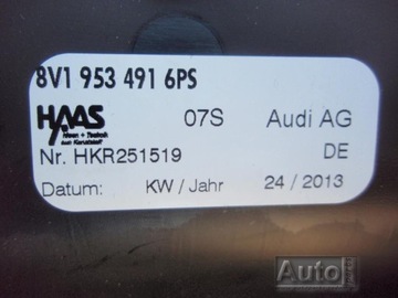 AP КОРПУС РУЛЕВОГО КОЛЕСА 8V0953512C 8V1953491 4PK 6PS AUDI A3 8V 2012-2016