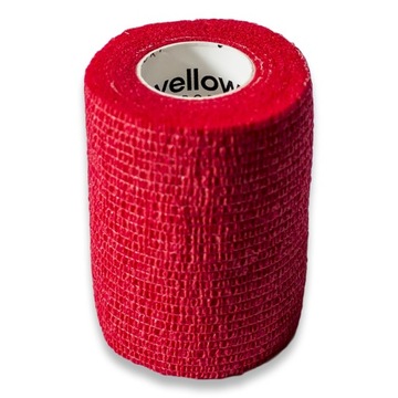 BANDAŻ KOHEZYJNY 7,5cm x 4,5metra RED yellowBAND