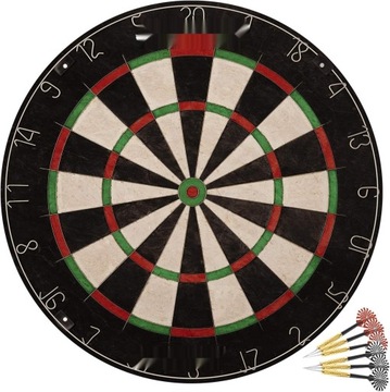 Force 8 Dart Set - Wysokiej jakości włókna sizalowe - Profesjonalny starter