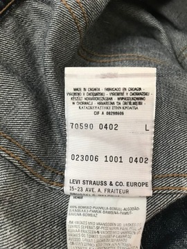 LEVI’S klasyczna jeansowa kurtka katana L