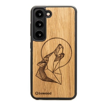 Dřevěné Pouzdro Bewood pro Samsung Galaxy S23 Vlk Dub