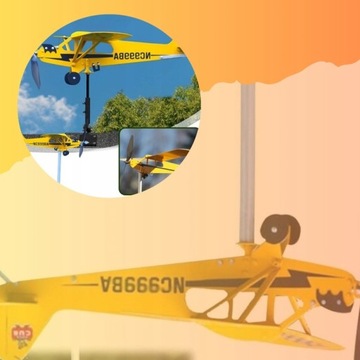 САД САМОЛЕТ НА КРЫШЕ ВЕТРЯНАЯ ЛОЖКА ВЕТРЯНАЯ МЕЛЬНИЦА