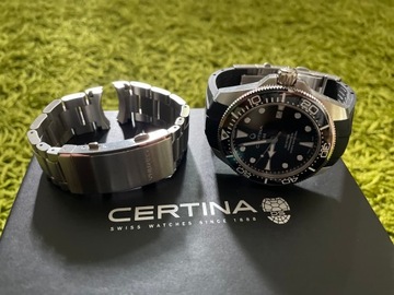 Zegarek CERTINA DS ACTION DIVER POWERMATIC 80 BLACK OKAZJA