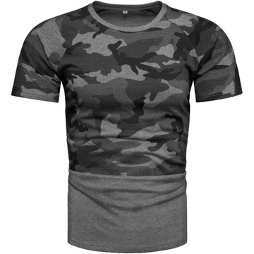 T-shirt męski koszulka moro na Lato - L